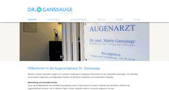 Desktop Screenshot of dr-ganssauge.de