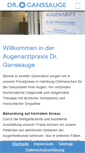 Mobile Screenshot of dr-ganssauge.de